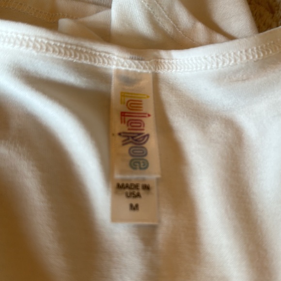 Lularoe white shirt - Picture 3 of 4